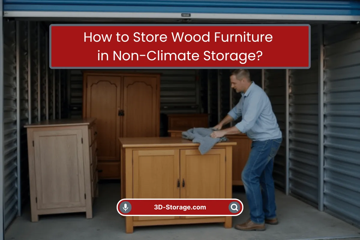 How to Store Furniture in Non-Climate Storage