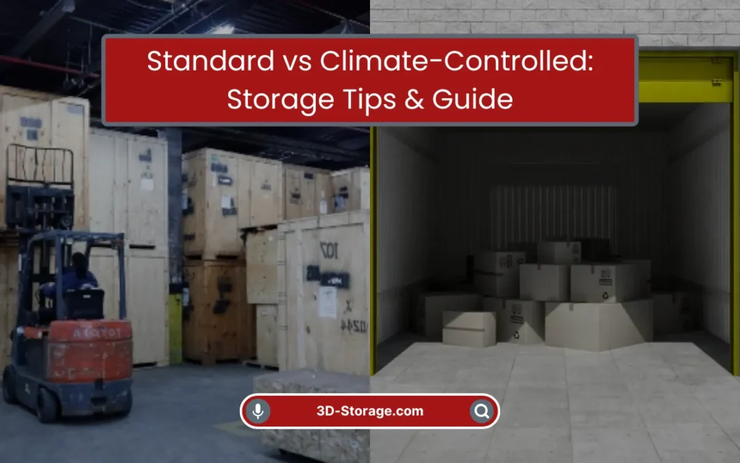 Standard vs Climate-Controlled: Storage Tips & Guide (2025)