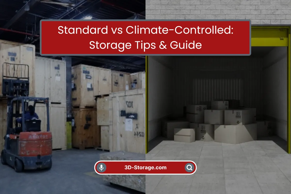 Standard vs Climate-Controlled Storage Guide
