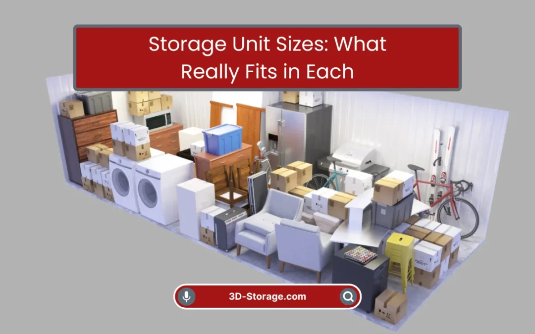 Storage Unit Sizes: What Really Fits in Each (2025)