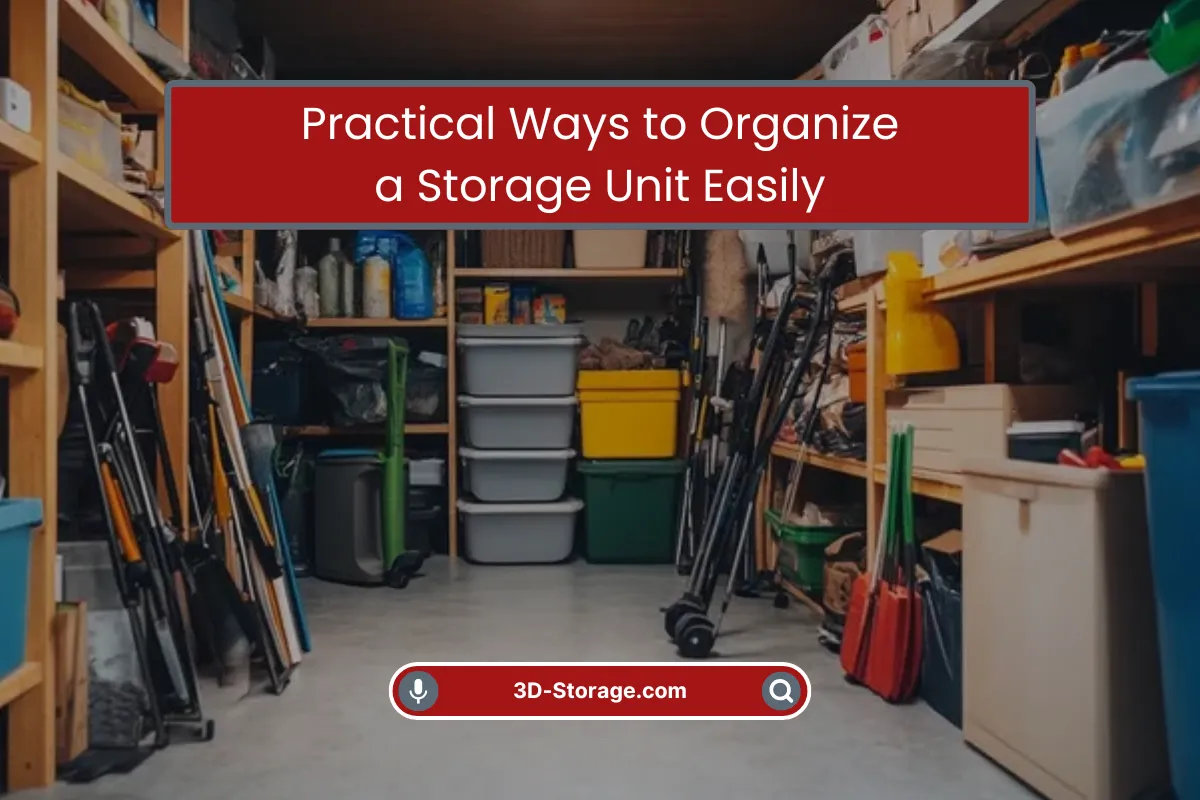 Ways to Organize a Storage Unit Easily