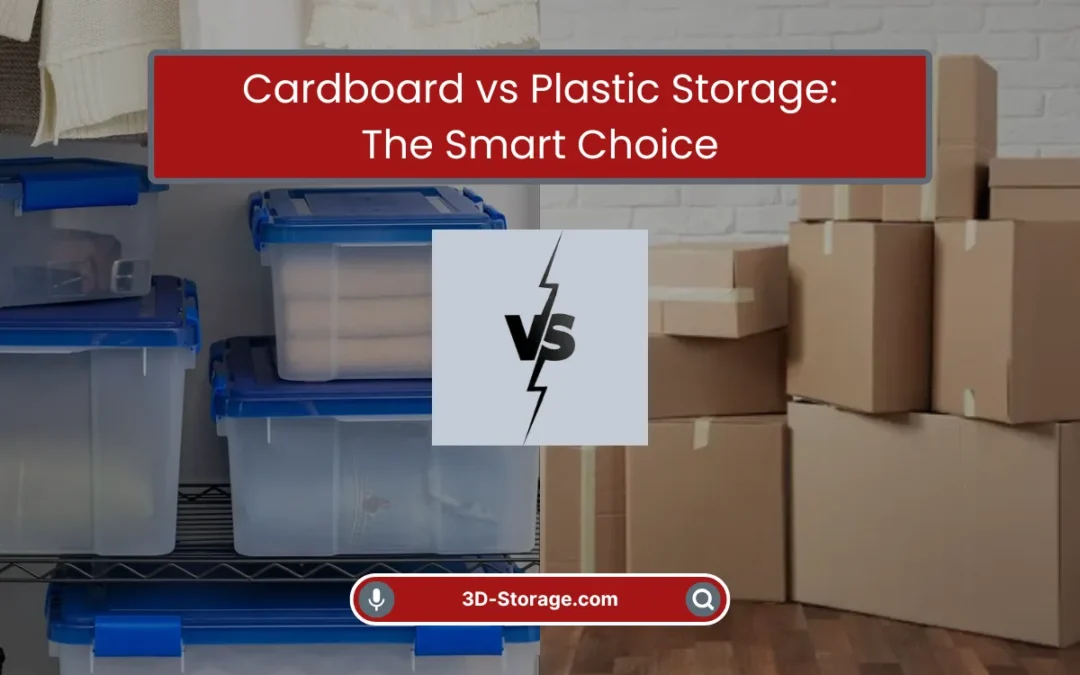 Cardboard vs Plastic Storage: The Smart Choice (2025)