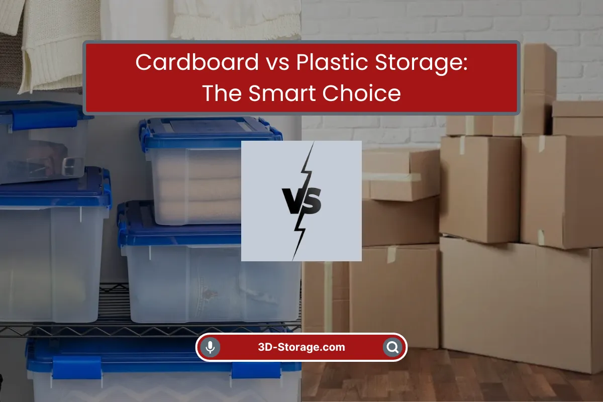 Cardboard vs Plastic Storage Cardboard vs Plastic Storage
