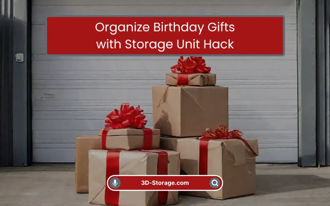Organize Birthday Gifts with Storage Unit Hack (2025)
