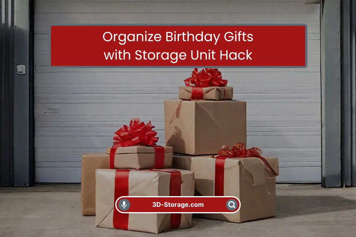 Organize Your Gifts with Storage Unit Hack Organize Your Gifts with Storage Unit Hack