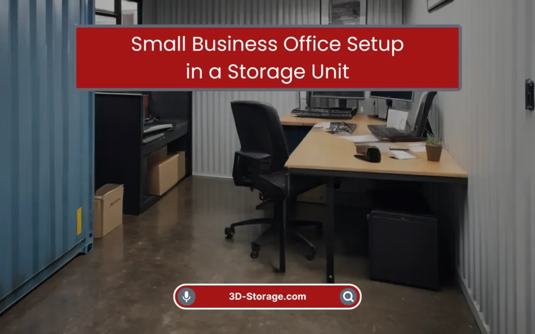 Small Business Office Setup in a Storage Unit (2025)