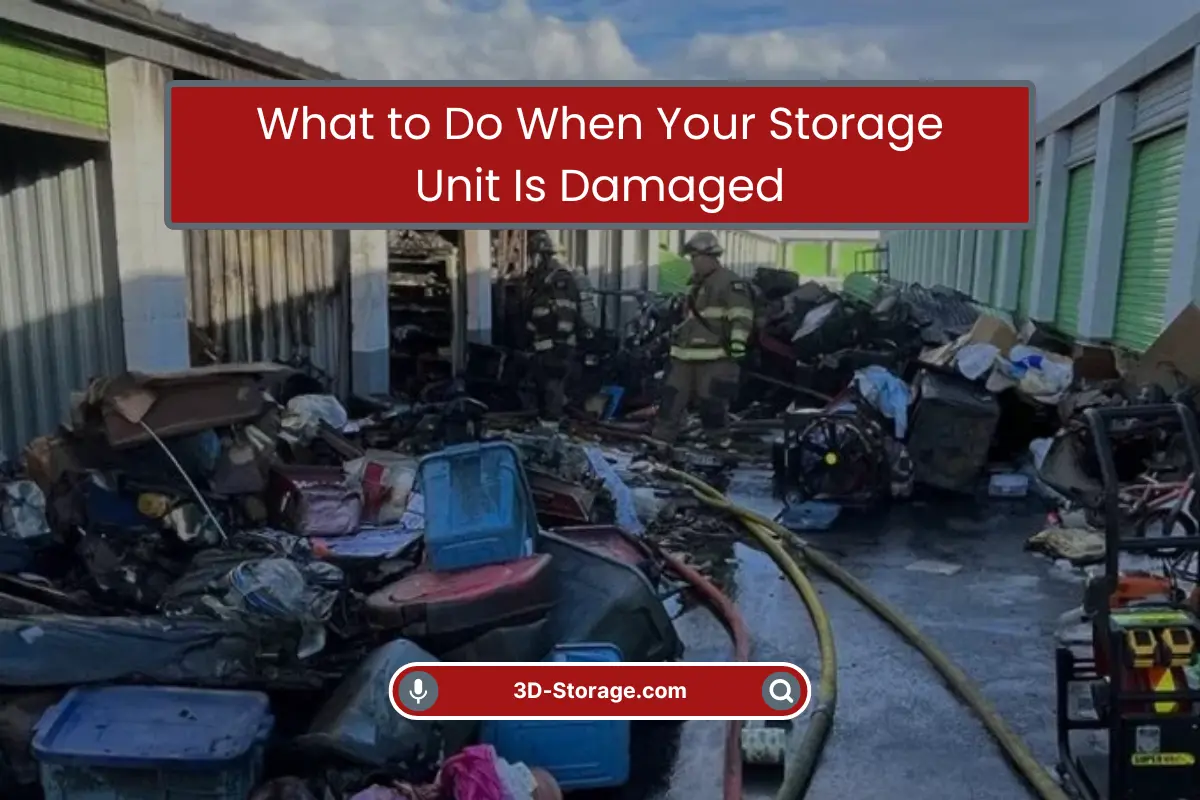 What to Do After Your Storage Unit Is Damaged What to Do After Your Storage Unit Is Damaged