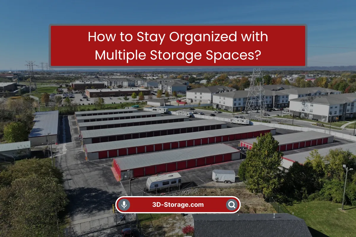 Stay Organized with Multiple Storage Spaces