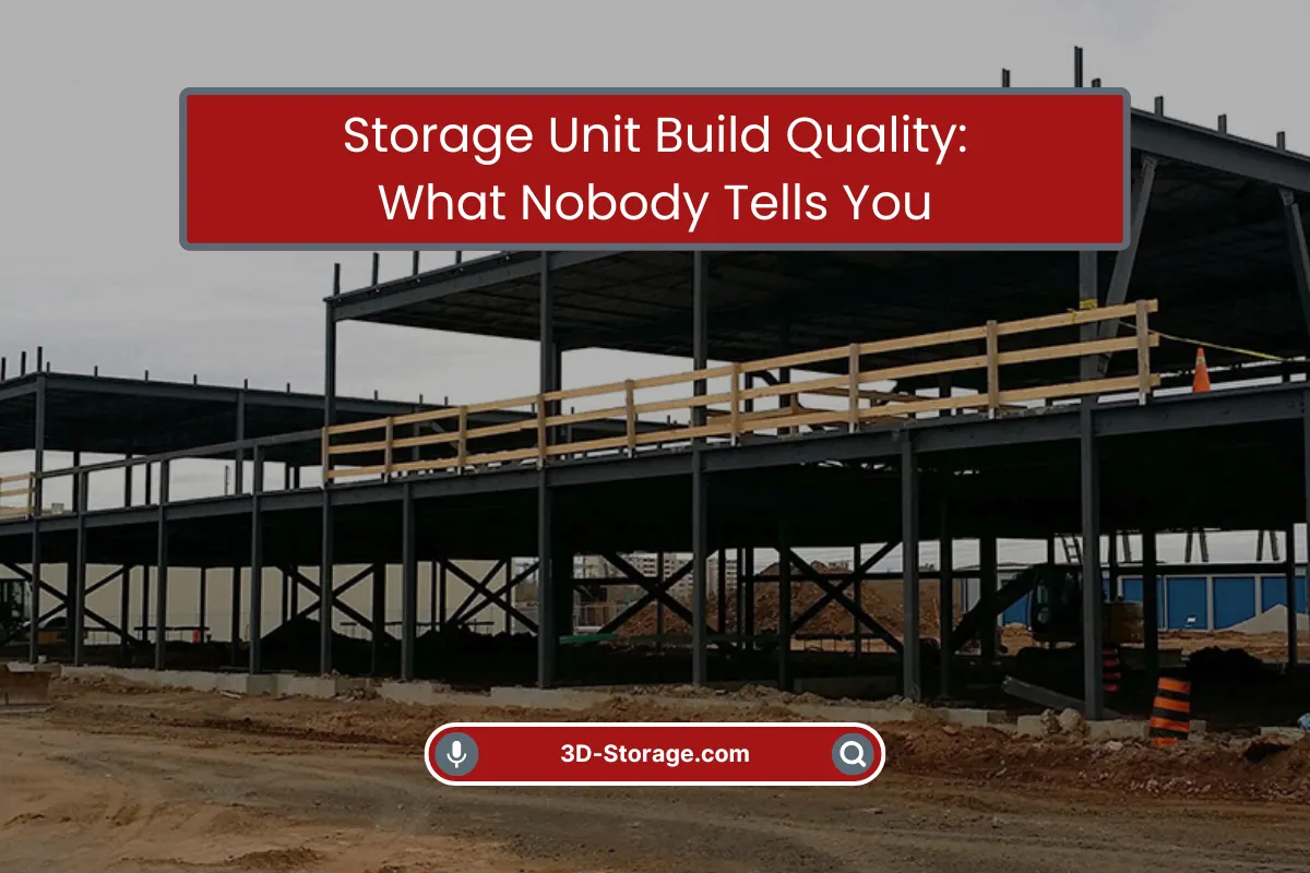 Storage Unit Build Quality What Nobody Tells