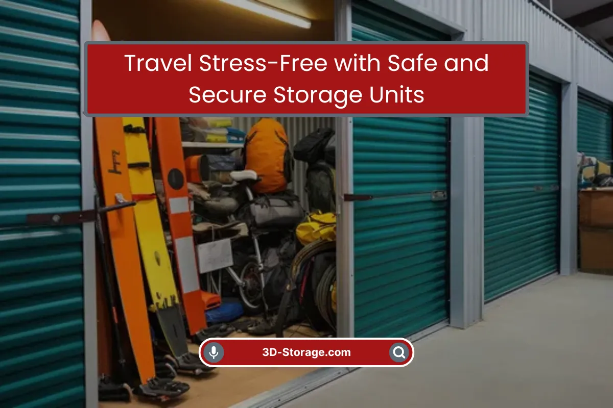 Travel Stress-Free with Safe Storage Units Travel Stress-Free with Safe Storage Units