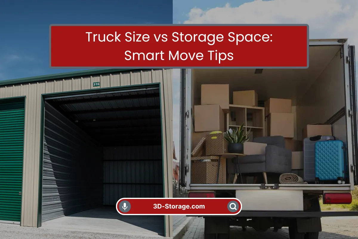Truck Size vs Storage Space Move Tips