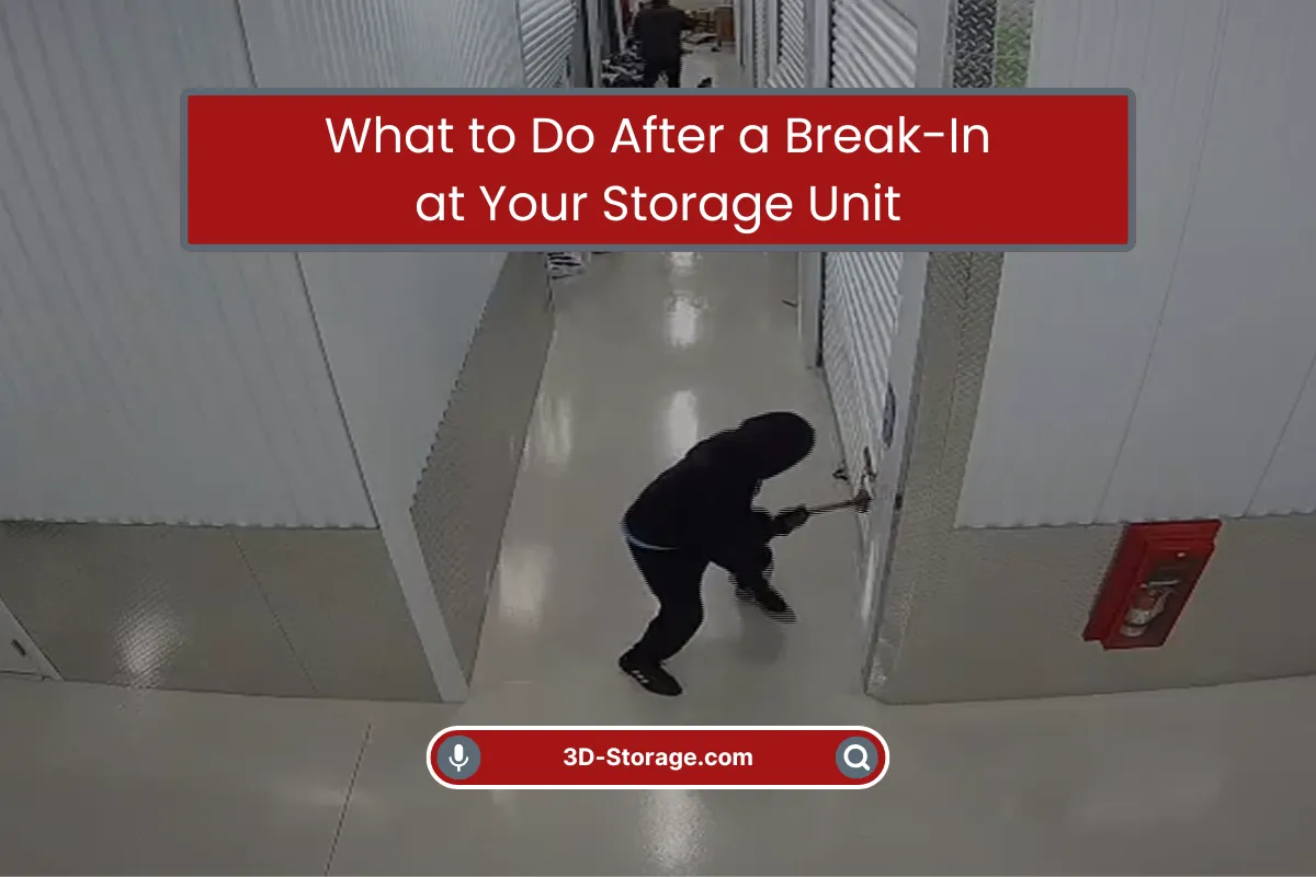 What to Do After a Break-In at Storage Unit What to Do After a Break-In at Storage Unit