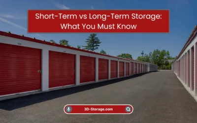 Affordable Self Storage Units in Edgewood, MD 2 Short-Term vs Long-Term Storage: What You Must Know (2025)