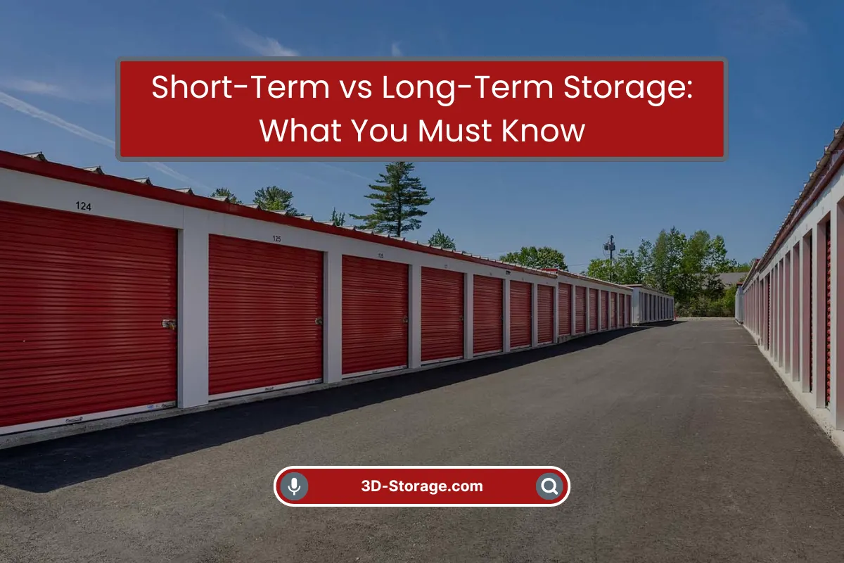 Short-Term vs Long-Term Storage What You Know Short-Term vs Long-Term Storage What You Know