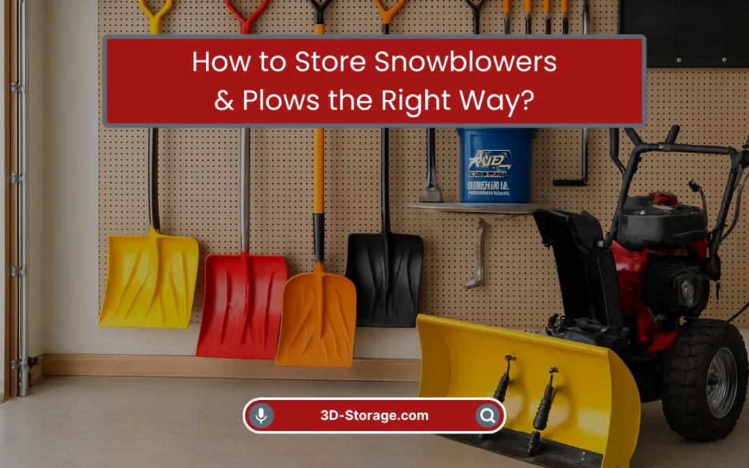 How to Store Snowblowers & Plows the Right Way? (2026)